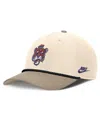 Nike Men's Natural Clemson Tigers Rise Legacy Throwback Logo Adjustable Hat In Brown