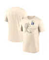 Nike Natural Duke Blue Devils Campus Shadow Legend Performance T-shirt In Brown