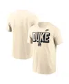 Nike Natural Duke Blue Devils Bold Fashion T-shirt In Neutral