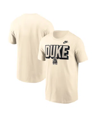 NIKE MEN'S NATURAL DUKE BLUE DEVILS FASHION BOLD T-SHIRT