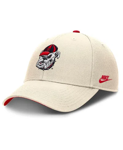 Nike Men's Natural Georgia Bulldogs Rise Legacy Adjustable Hat In Brown