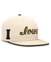 Nike Men's Natural Iowa Hawkeyes Primetime True Performance Fitted Hat In Natural