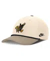Nike Men's Natural Iowa Hawkeyes Rise Legacy Throwback Logo Adjustable Hat In Brown
