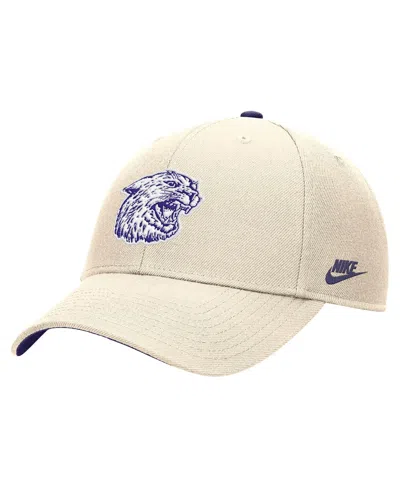Nike Men's Natural Kansas State Wildcats Rise Adjustable Hat In Neutral