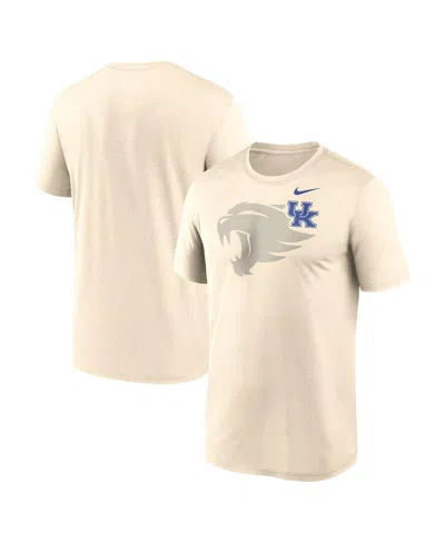 NIKE MEN'S NATURAL KENTUCKY WILDCATS CAMPUS SHADOW LEGEND PERFORMANCE T-SHIRT