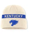 Nike Men's Natural Kentucky Wildcats Peak Primetime Utility Cuffed Knit Hat In Neutral