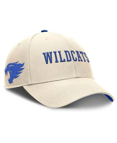 NIKE MEN'S NATURAL KENTUCKY WILDCATS PRIMETIME RISE ADJUSTABLE HAT