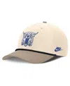 Nike Men's Natural Kentucky Wildcats Rise Legacy Throwback Logo Adjustable Hat In Brown