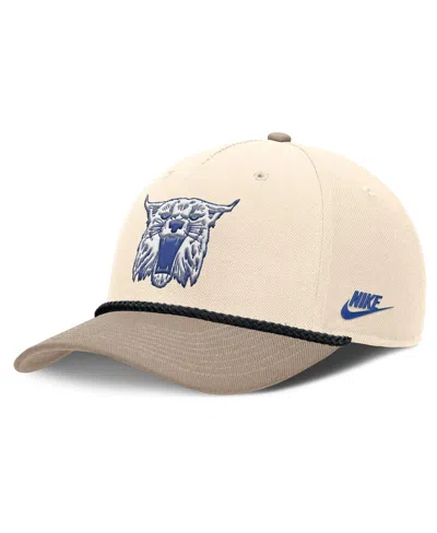 Nike Men's Natural Kentucky Wildcats Rise Legacy Throwback Logo Adjustable Hat In Brown
