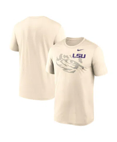 NIKE MEN'S NATURAL LSU TIGERS CAMPUS SHADOW LEGEND PERFORMANCE T-SHIRT
