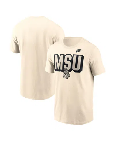 Nike Men's Natural Michigan State Spartans Fashion Bold T-shirt In Brown