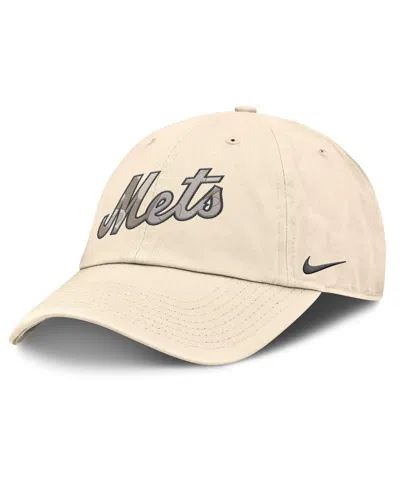 Nike Men's Natural New York Mets Camo Pack Club Adjustable Hat In Brown