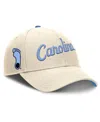Nike Men's Natural North Carolina Tar Heels Primetime Rise Adjustable Hat In Natural