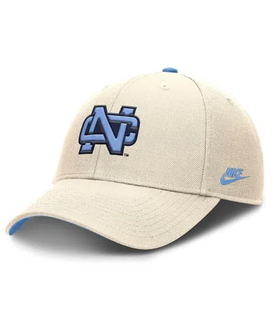 Nike Men's Natural North Carolina Tar Heels Rise Legacy Adjustable Hat In Brown