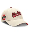 Nike Ohio State Buckeyes Primetime Rise  Men's College Adjustable Hat In Natural