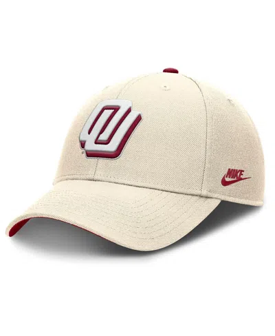 Nike Men's Natural Oklahoma Sooners Rise Legacy Adjustable Hat In Brown