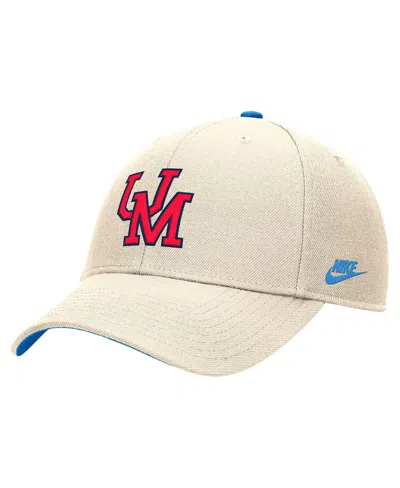 Nike Ole Miss Rise  Unisex College Adjustable Cap In Neutral
