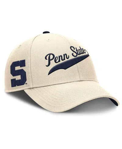 NIKE MEN'S NATURAL PENN STATE NITTANY LIONS PRIMETIME RISE ADJUSTABLE HAT