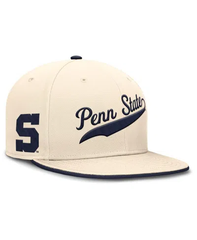 NIKE MEN'S NATURAL PENN STATE NITTANY LIONS PRIMETIME TRUE PERFORMANCE FITTED HAT