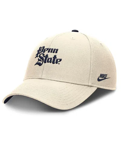 Nike Natural Penn State Nittany Lions Rise Legacy Adjustable Hat In Brown