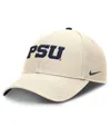 Nike Natural Penn State Nittany Lions Rise Primetime Performance Trucker Adjustable Hat In Brown