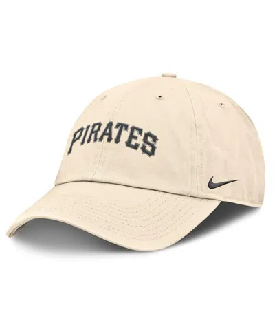Nike Men's Natural Pittsburgh Pirates Camo Pack Club Adjustable Hat In Brown