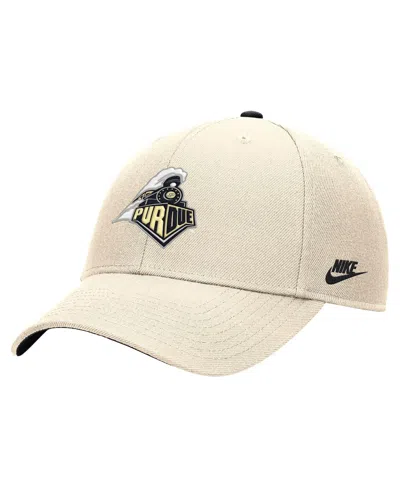 Nike Men's Natural Purdue Boilermakers Rise Adjustable Hat In Neutral