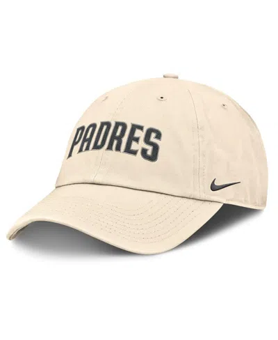 Nike Men's Natural San Diego Padres Camo Pack Club Adjustable Hat In Brown