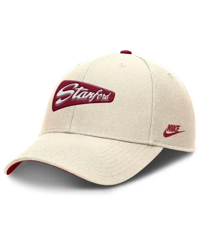 Nike Men's Natural Stanford Cardinal Rise Legacy Adjustable Hat In Neutral