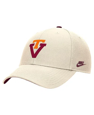 Nike Men's Natural Virginia Tech Hokies Rise Adjustable Hat In Neutral
