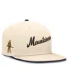Nike Men's Natural West Virginia Mountaineers Primetime True Performance Fitted Hat In Natural