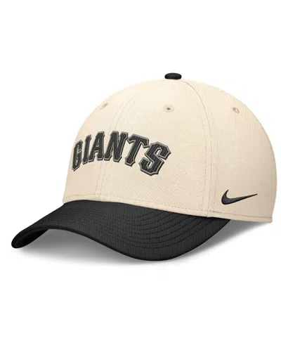 Nike Men's Natural/black San Francisco Giants Statement Rise Performance Flex Hat In Multi