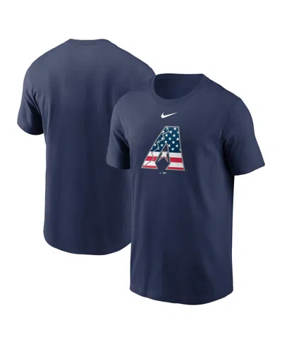 Nike Men's Navy Arizona Diamondbacks Americana T-shirt