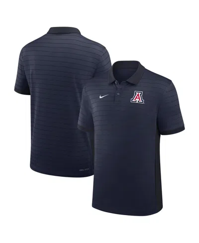 Nike Men's Navy Arizona Wildcats 2025 Early Season Coaches Sideline Victory Stripe Performance Polo Shirt In Blue