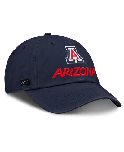 Nike Kids' Men's Navy Arizona Wildcats 2025 Sideline Club Adjustable Hat In Blue