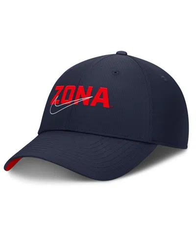 Nike Men's Navy Arizona Wildcats Club Prep Performance Adjustable Hat In Blue