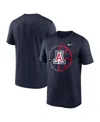 Nike Men's Navy Arizona Wildcats Legend Basketball Icon Performance T-shirt In Navy
