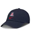 Nike Men's Navy Arizona Wildcats Primetime Club Adjustable Hat In Blue