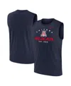Nike Men's Navy Arizona Wildcats Primetime Legend Lock Up Performance Muscle Tank Top In Navy