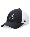 Nike Atlanta Braves Evergreen Club  Men's Mlb Trucker Adjustable Hat In Navy