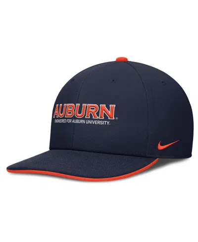 Nike Men's Navy Auburn Tigers 2025 On-field Pro Dri-fit Adjustable Hat In Blue