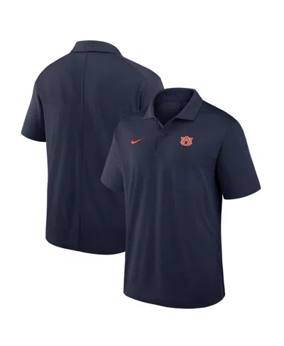 Nike Men's Navy Auburn Tigers Primetime Victory Plus Dri-fit Polo Shirt In Blue