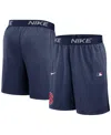 Nike Men's Navy Boston Red Sox Authentic Collection Performance Knit Shorts In Navy