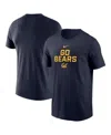 Nike Men's Navy Cal Bears Local Performance T-shirt In Blue