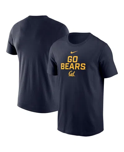 Nike Men's Navy Cal Bears Local Performance T-shirt In Blue