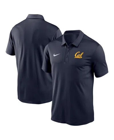 Nike Men's Navy Cal Bears Victory Solid Performance Polo Shirt In Blue
