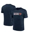 Nike Men's Navy Chicago Bears Big Tall Primetime Reverse Play Velocity Performance T-shirt In Blue