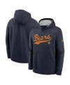 Nike Chicago Bears Rewind Club Logo  Men's Nfl Pullover Hoodie In Navy
