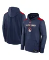 Nike Men's Cleveland Guardians Authentic Collection City Connect  Therma Mlb Pullover Hoodie In Blue