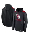 Nike Men's Cleveland Guardians Authentic Collection  Therma Mlb Pullover Hoodie In Blue
